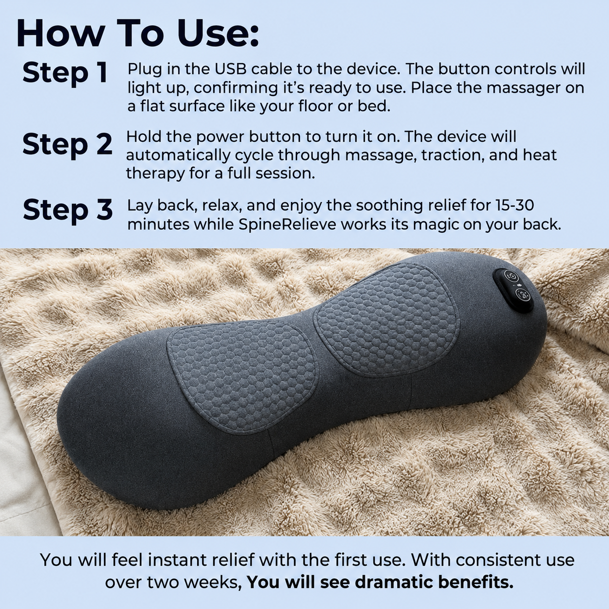 SpineRelieve | Triple Fusion Massager (2 pieces)